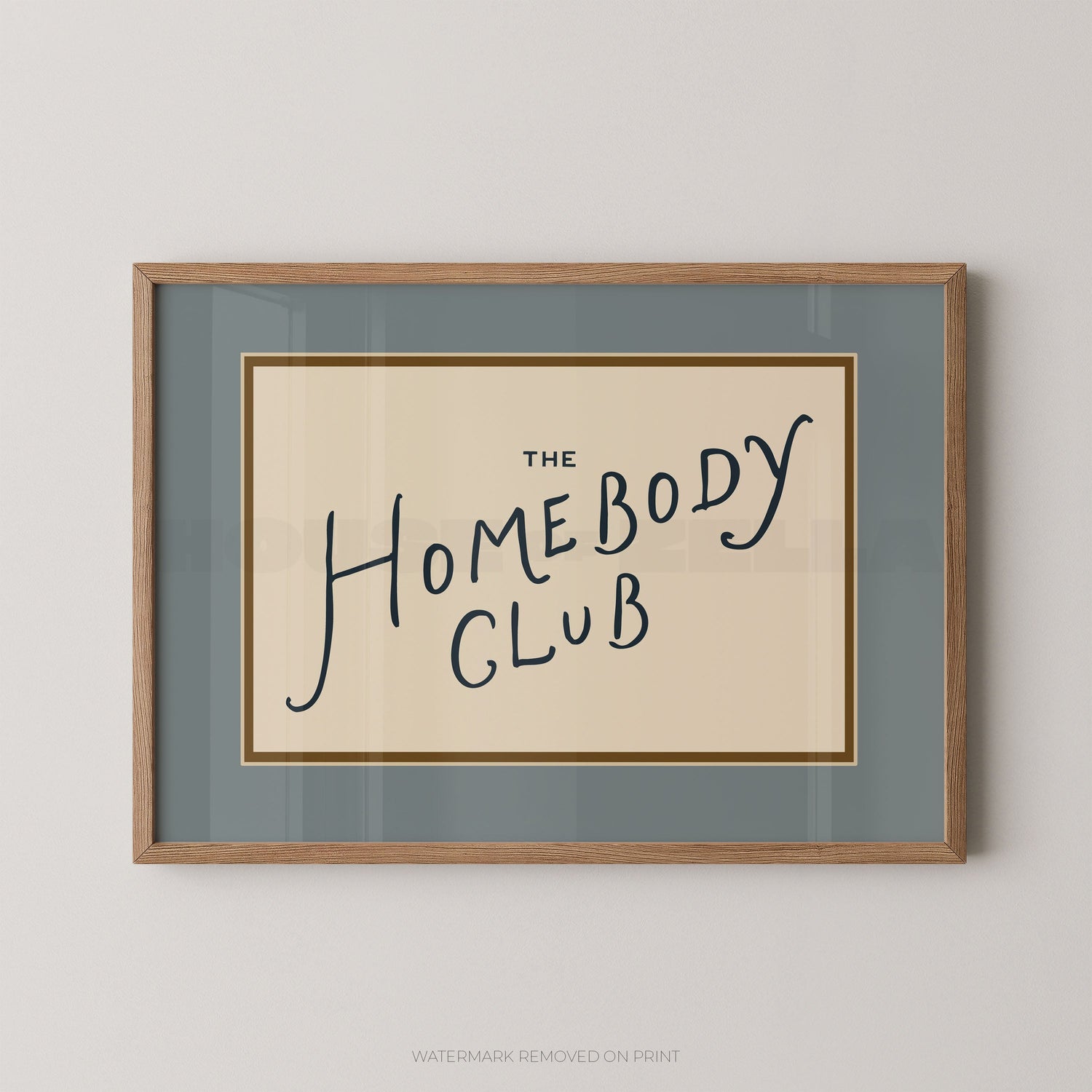 Collection of landscape wall art prints by House of Zella featuring horizontal typography, colourful artwork and statement home decor prints.