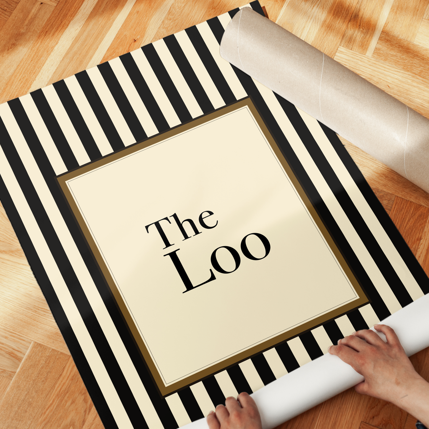 The Loo – Black & Cream