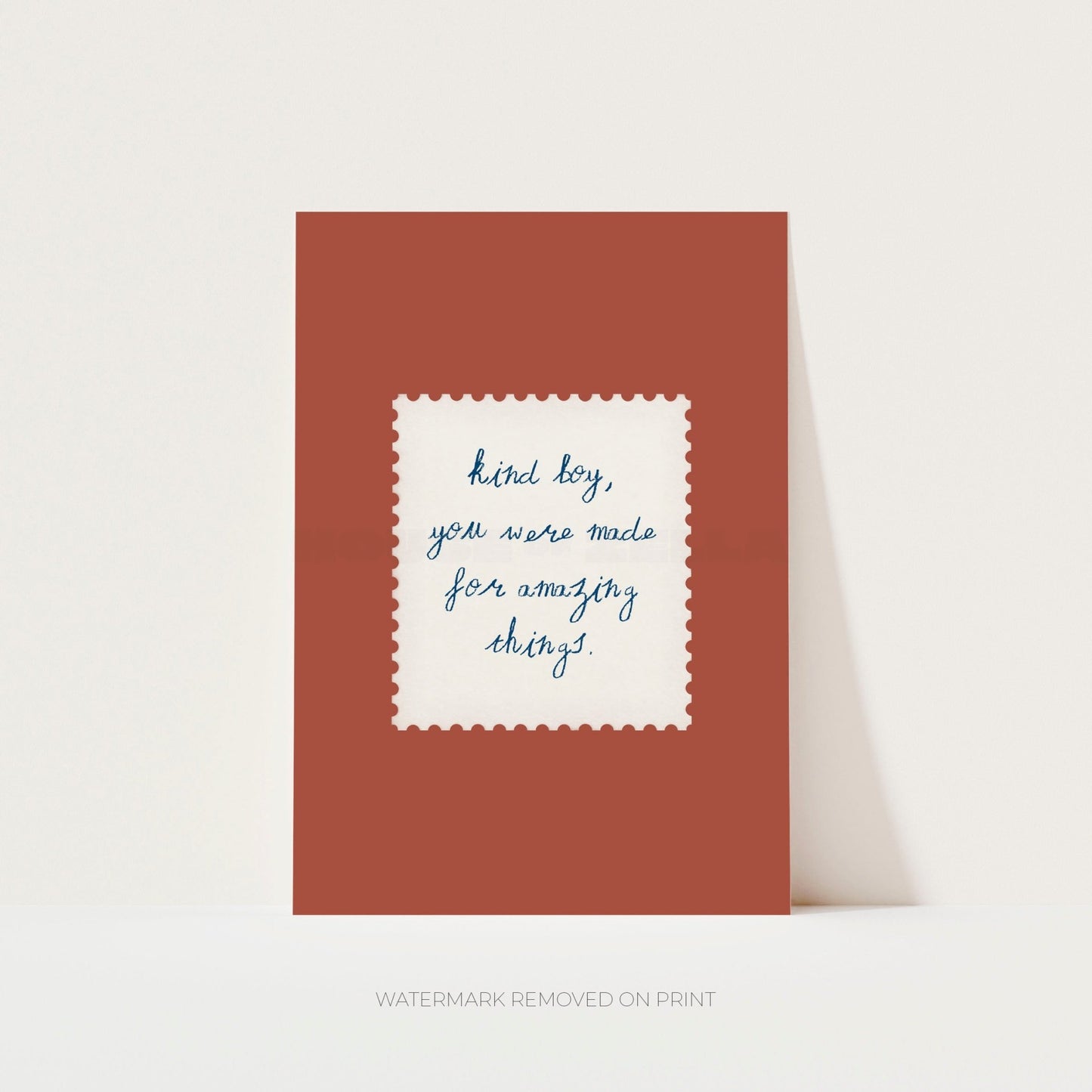 Kind Boy - Wall Art Print - House of Zella