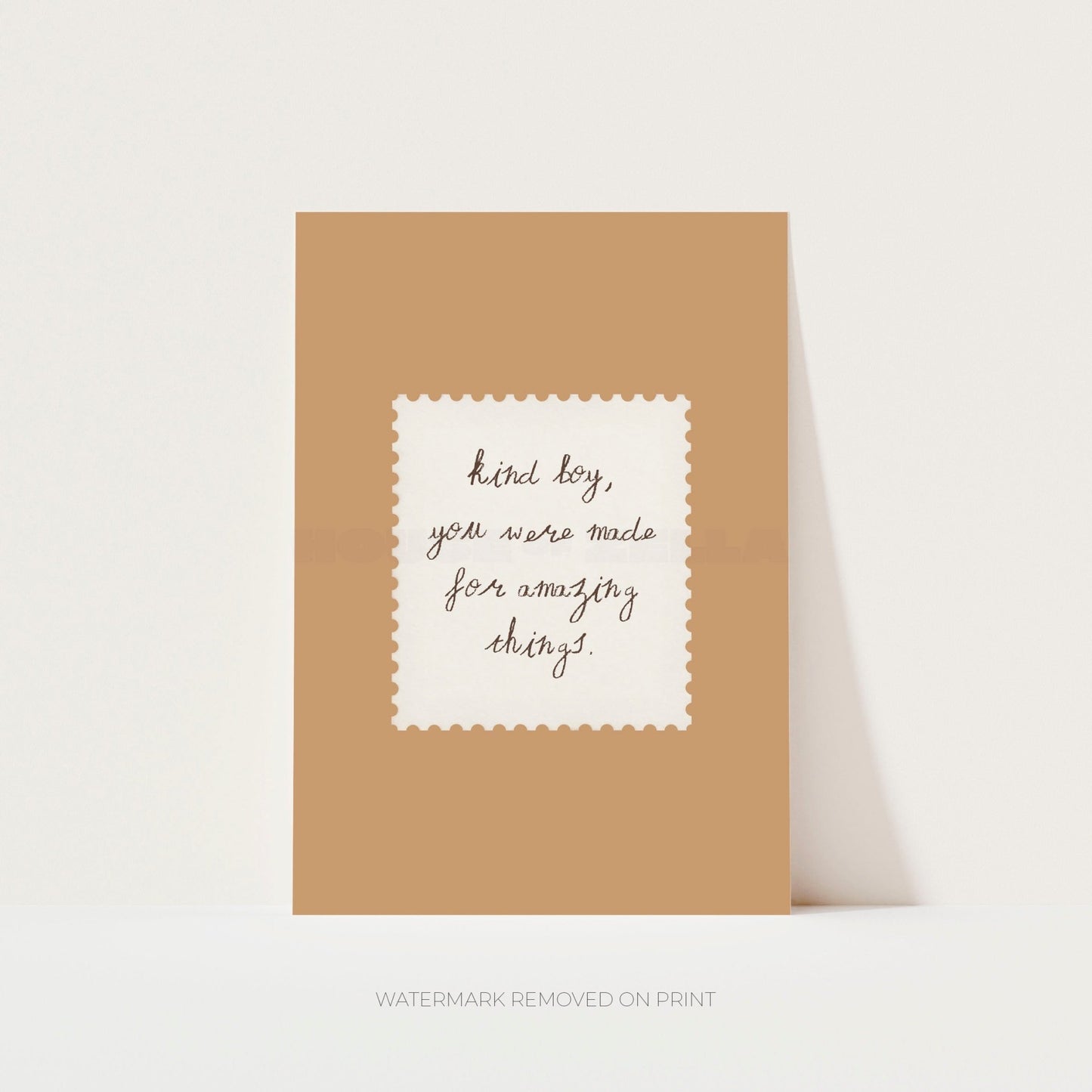 Kind Boy - Wall Art Print - House of Zella