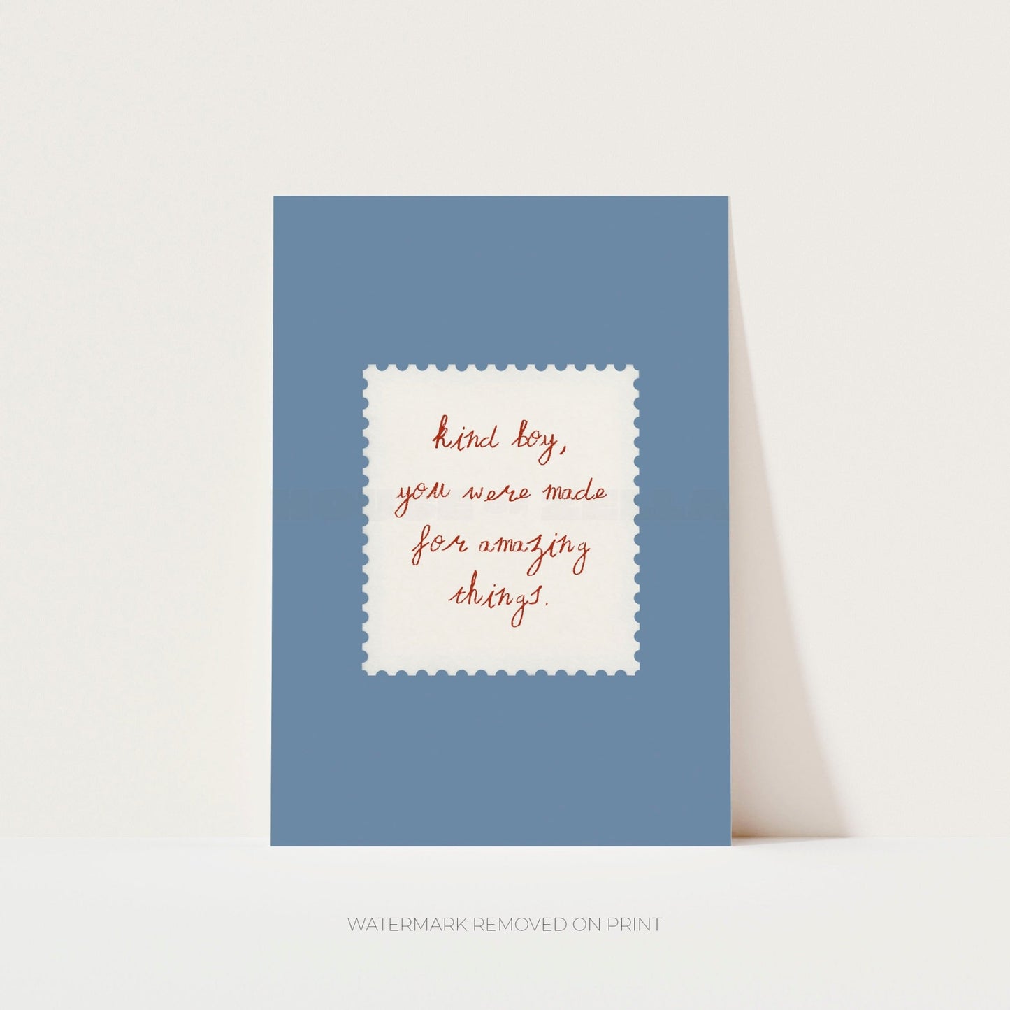 Kind Boy - Wall Art Print - House of Zella