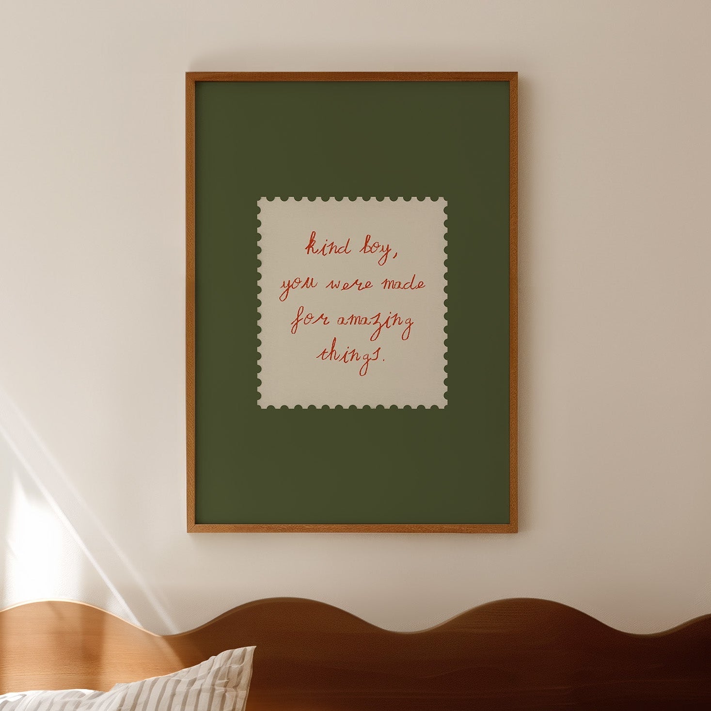 Kind Boy - Wall Art Print - House of Zella