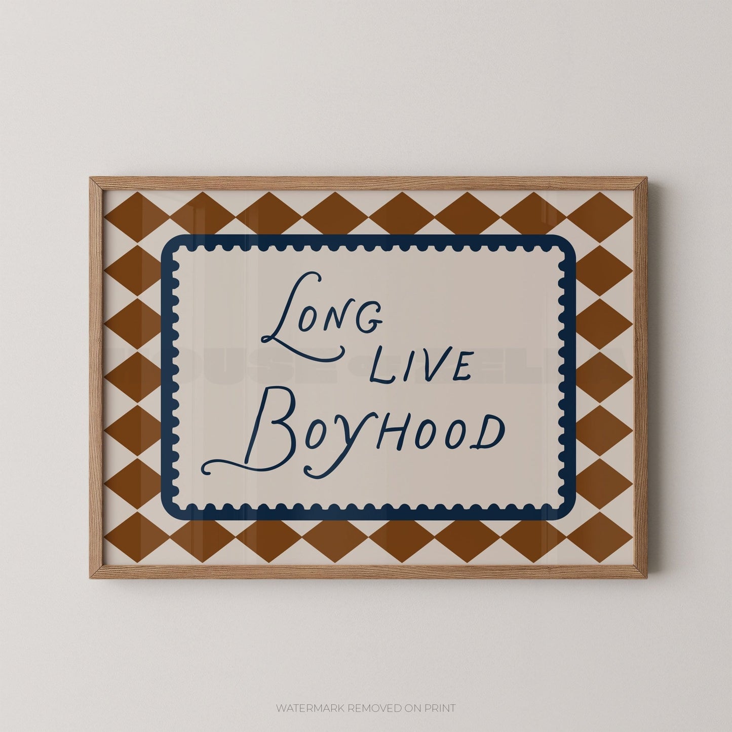 Long Live Boyhood - Wall Art Print - House of Zella