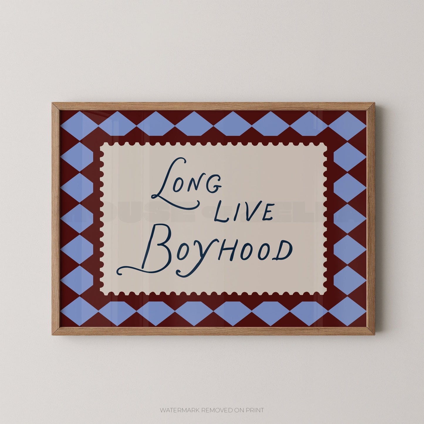 Long Live Boyhood - Wall Art Print - House of Zella