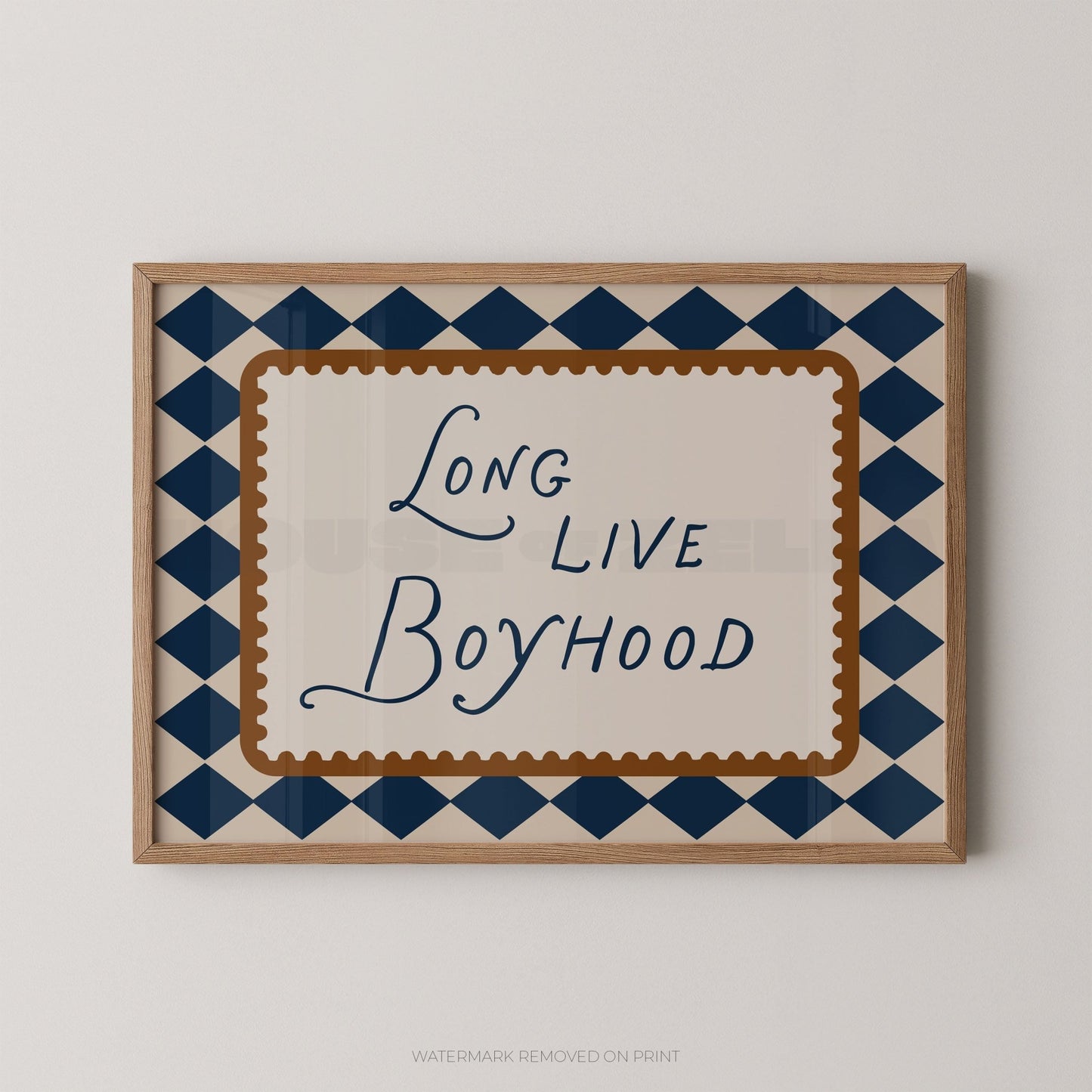 Long Live Boyhood - Wall Art Print - House of Zella