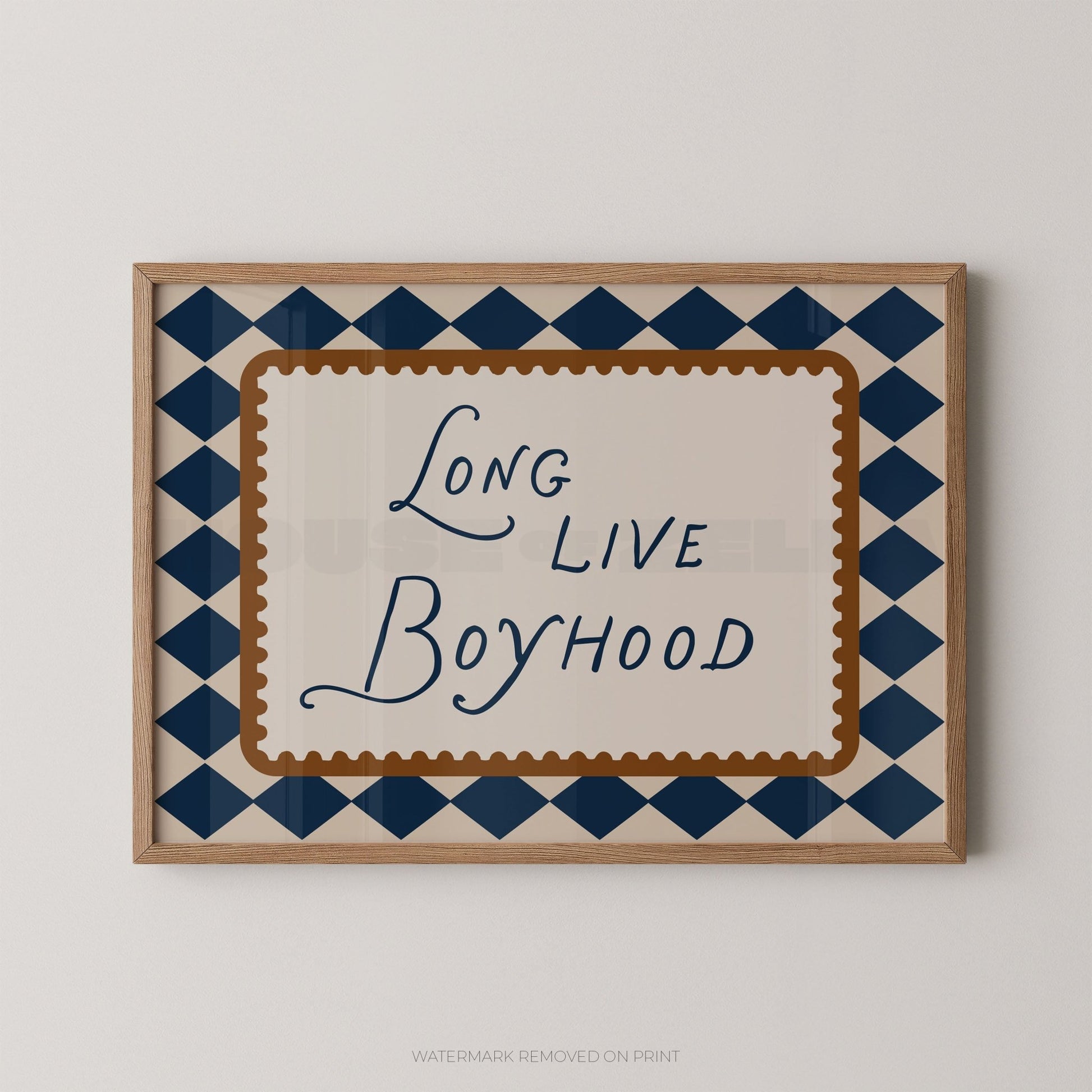 Long Live Boyhood - Wall Art Print - House of Zella