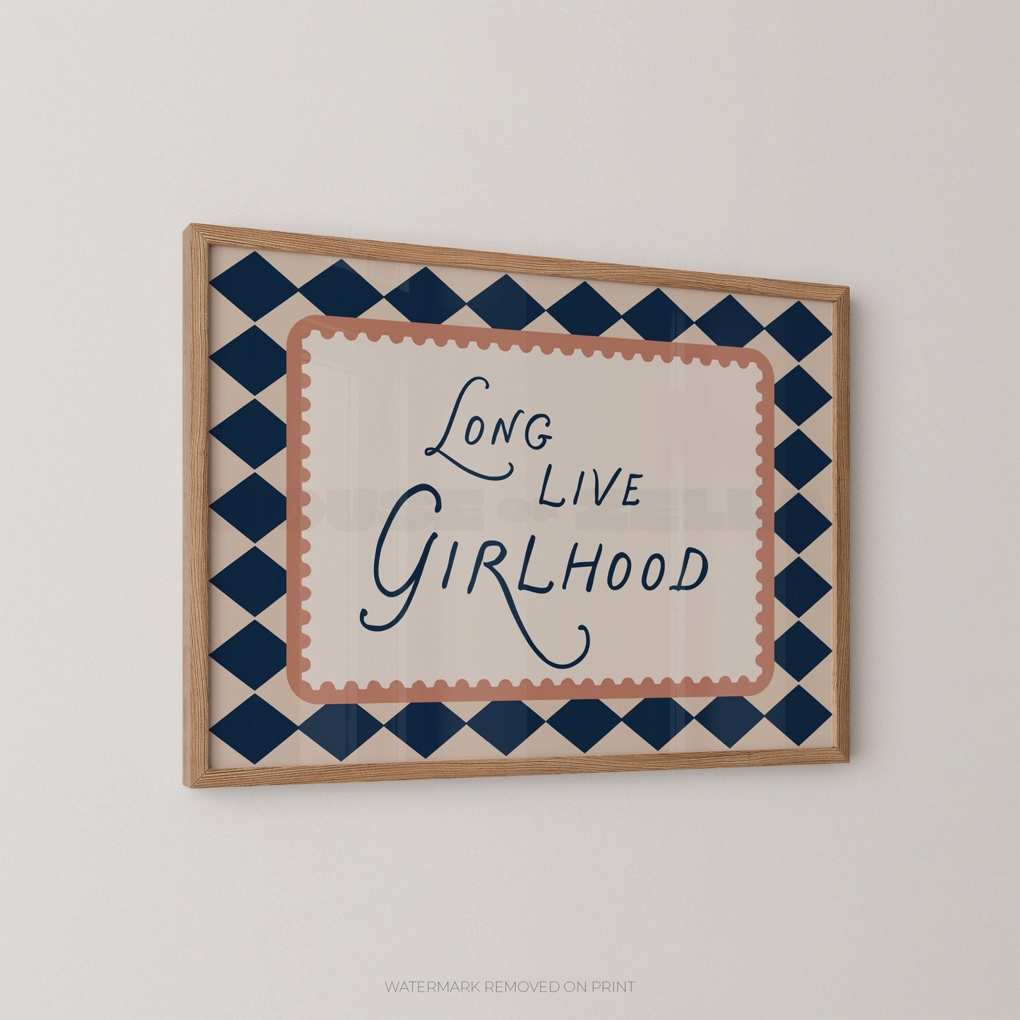 Long Live Girlhood - Wall Art Print - House of Zella