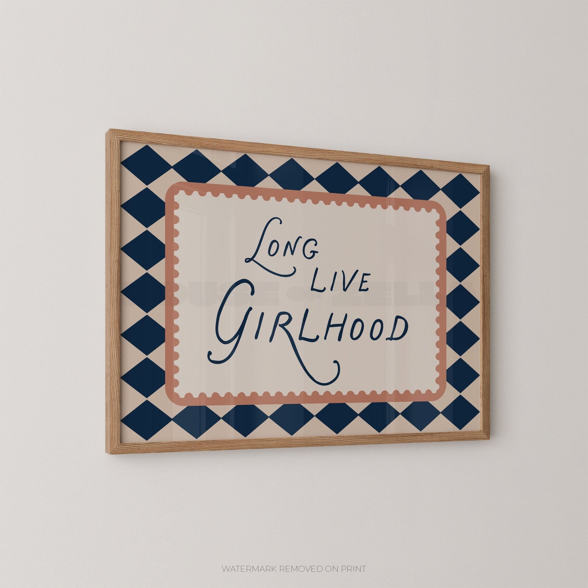 Long Live Girlhood - Wall Art Print - House of Zella