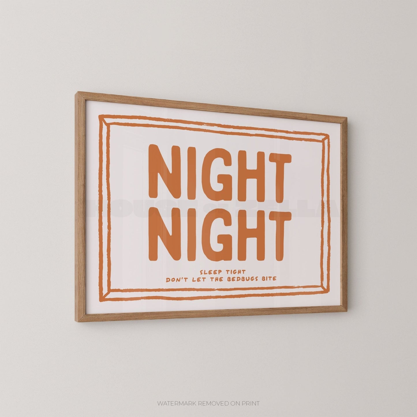 Night Night - Wall Art Print - House of Zella