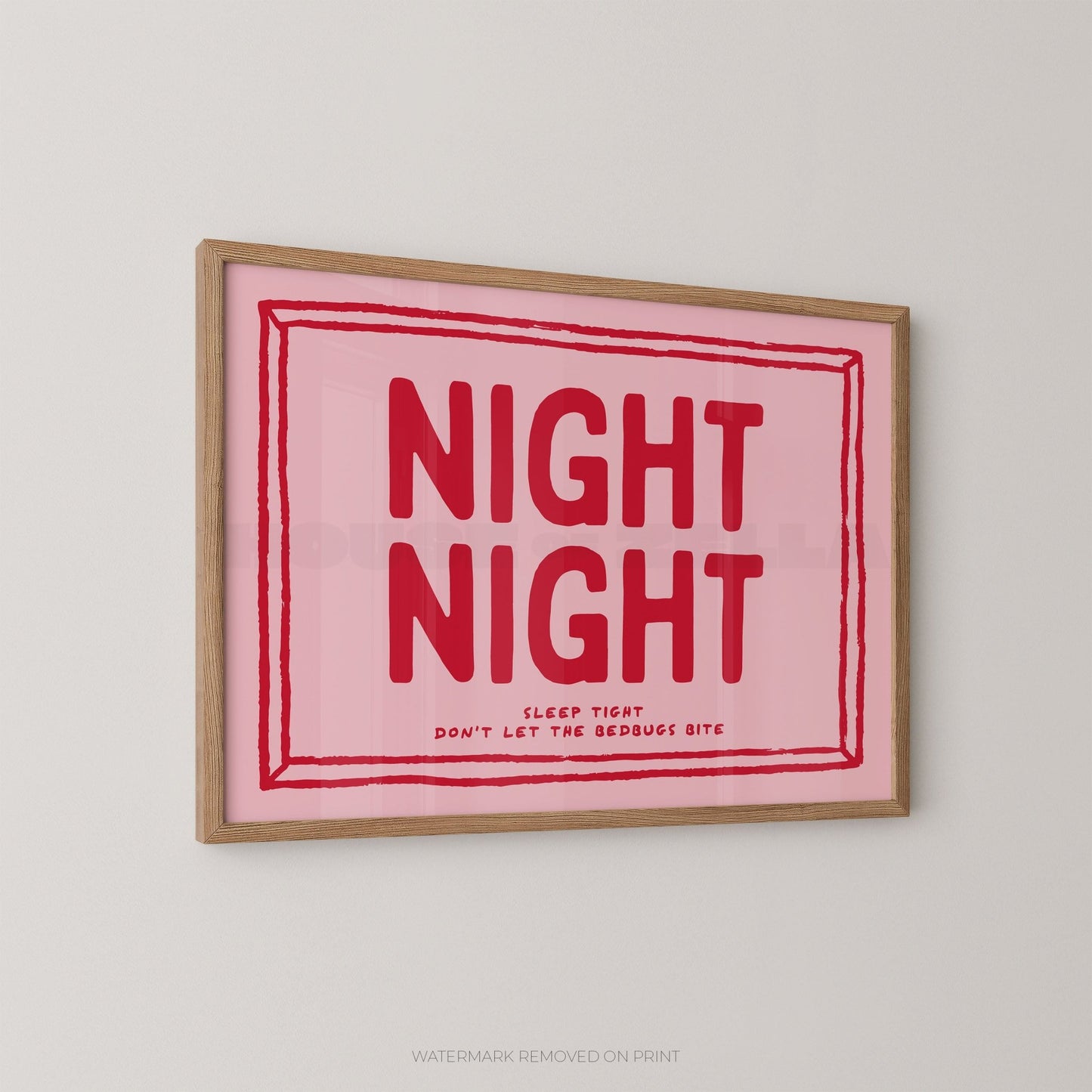Night Night - Wall Art Print - House of Zella
